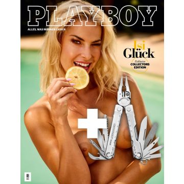 PLAYBOY 6 Ausgaben Print + LEATHERMAN REBAR