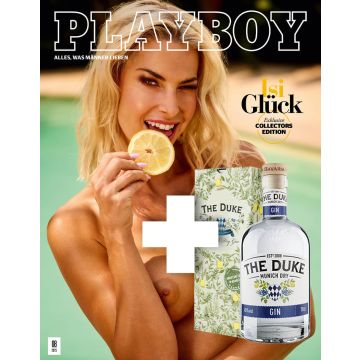 PLAYBOY Miniabo 3 Ausgaben + THE DUKE Gin